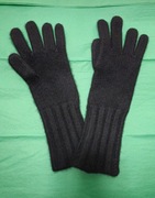 Rękawiczki z kaszmiru czarne