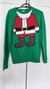 Sweter świąteczny Santa, H&M, rozmiar S