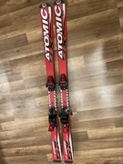 Narty Atomic 9X Sport Aerospeed 140 wiązania Salomon czerwone