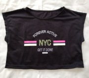 Krótka koszulka bluzka r. 146-152