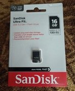 SanDisk Ultra Fit 16 GB 130MB/s Mini Pendrive Nowy