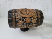 Art Wood Rzeźbiona Niemiecka Ręcznie Wykonana Beczka Na Alkohol