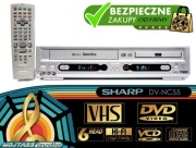 COMBO VHS+DVD Sharp DV-NC55 Hi-Fi Stereo 6-głowicowy DVD VIDEO Audio