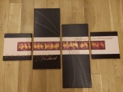 Obraz 4 części tryptyk ręcznie malowany