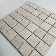 Mozaika trawertynowa, kostka , kwadraty