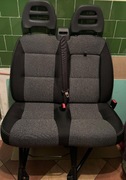 Fotel pasażera, kanapa dwuosobowa, Fiat Ducato,  stan idealny