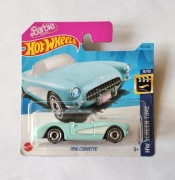 Hot Wheels 1956 Corvette_ Barbie the Movie (Błękitny)