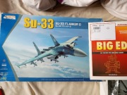 Su-33 FLANKER D 1/48 Kinetc + dodatki  Big Ed Na wypasie