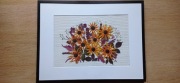 Obraz z suszonych kwiatów