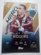 Topps match attax extra 2025 /26 hat trick Hero Morgan Rogers 255 A. Villa 