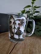 Szklanka kubek Handmade 300ml Tim Barton doll 