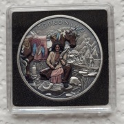 Medal Legendary Warriors: Geronimo 2024, Antique Color, 1oz, Ag 999