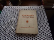 Technika liternictwa - Jan Wojeński 1957