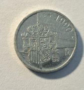 327. Hiszpania 1 peseta 1990 rok