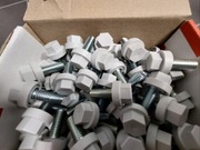 ŚRUBA 6-KĄTNA Z KOŁNIERZEM PA M8x20 RAL7032 10SZT