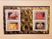Filipiny 1994  Mi blok 71 koralowce idealna pozycja 
