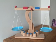 Waga drewniana dzieci Goki