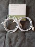 Zestaw 2 kabli usb 