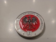 Coin SKW, Służba Kontrwywiadu Wojskowego, czarny orzełek, rzadki.