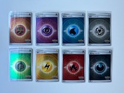 Japońskie karty Pokemon TCG holo energie z Pokemon Go - zestaw 8 kart