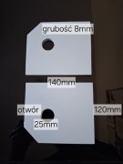 Ucho mocowanie siłownika  do wspawania 