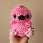 Flaming maskotka szydełko prezent