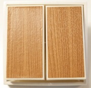 PRL Biały Bakelitowy Włącznik Ospel NOWY Płaski Bezpuszkowy np. Boazeria