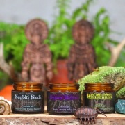 3 Sztuki Zapachowe Świece Sojowe fantasy gry Gothic 2 Noc Kruka - 3x60ml