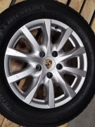 Koła Porsche Cayenne 255/55R18 komplet, wyważone stan bdb, oryginał, własne