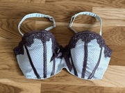 Biustonosz La Senza jedwab r. 70E bardotka