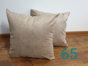D065 poszewki na poduszki 50x50 beż marmurek