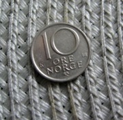 Norwegia 10 Ore 1987r