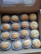 Domowe ciasteczka, ciastka orzeszki, z kajmakiem 