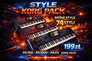 STYLE KORG PACK – 74 Style | PA700 PA1000 PA4X | Produkt Cyfrowy