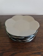 Srebrne talerzyki deserowe