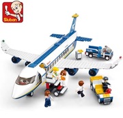 Klocki samolot 463 klocki figurki Ludziki autka super zestaw!!!