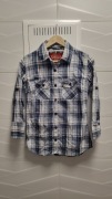 Koszula Superdry r. S / M kratka niebieska