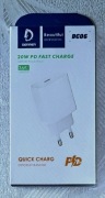 Ładowarka SZYBKA Denmen DC06 20W USB-C Power Delivery Biała STAN NOWY 
