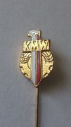 Złota Odznaka KMW Koło Młodzieży Wojsk PRL MINIATURA