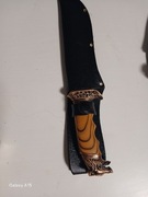 Nóż sztylet myśliwski kolekcjonerski dizajn vintage 