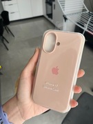 Case iPhone 17 etui silikonowe nowe sand pink logo plecki