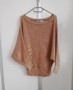 Luźny sweter NA-KD typu oversize z rękawami typu nietoperz rozmiar M