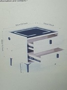 Komoda szafka nocna z bezprzewodowa ladowarka lampka nocna i usb