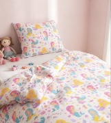 Pościel dziecięca w syrenki bawełna 140x200cm