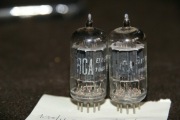 Para 12au7 / ecc82 RCA  black plates lata 50te