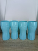 Zestaw 4 kubków Coca-Cola – wyjątkowy kolor turkusowy