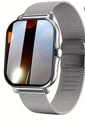 Smartwatch Amoled bransoer  srebrna damski,prezent walentynki,Dzień kobiet 