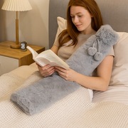 Długi termofor 76x11cm z pokrowcem | Na brzuch, plecy, stopy