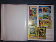 Kolekcja  2 klasery znaczki kasowane  Gwinea Rownikowa, Afryka