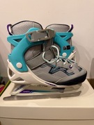 Łyżwy dziecięce OXELO rozmiar 32-35 raz założone